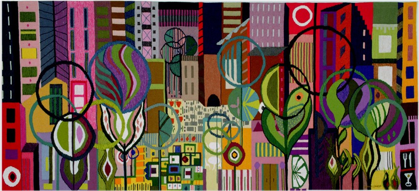 Contemporary Tapestry Weaving by Ulrika Leander 